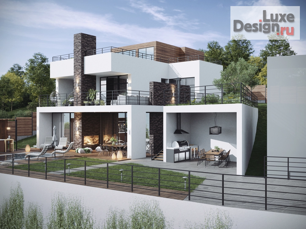 Частная архитектура "Дом на Волге" (фото 1)