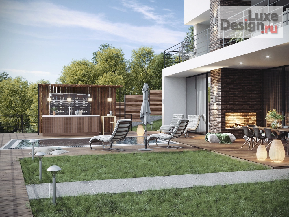 Частная архитектура "Дом на Волге" (фото 4)