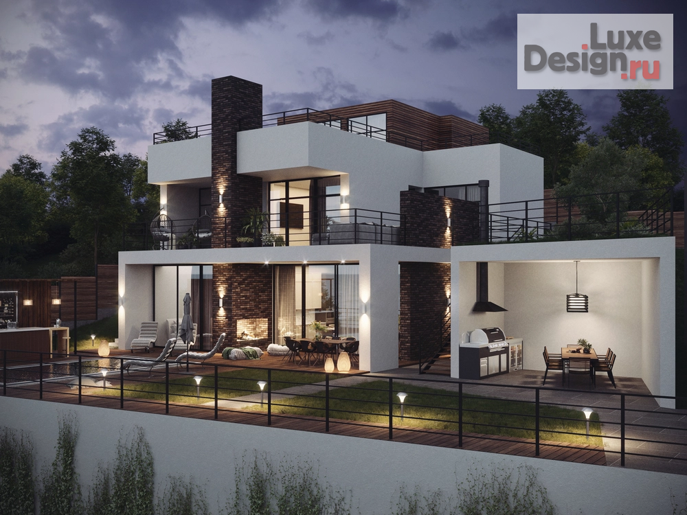 Частная архитектура "Дом на Волге" (фото 5)