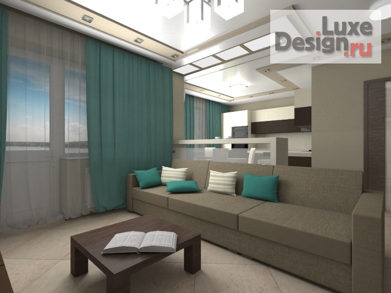 Дизайн интерьера трехкомнатной квартиры "Проект квартиры" (фото 3)