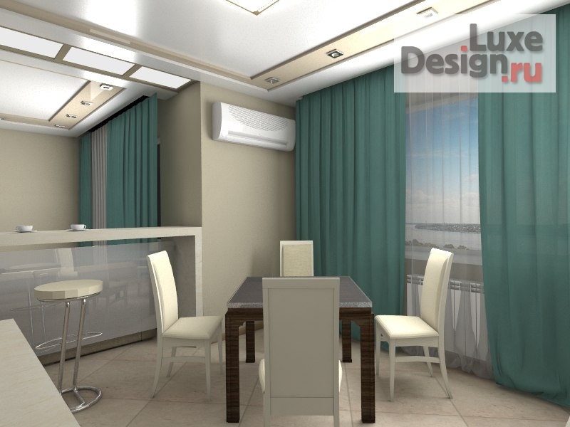 Дизайн интерьера трехкомнатной квартиры "Проект квартиры" (фото 5)