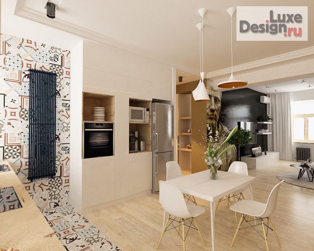 Дизайн интерьера коттеджа "Проект "Средиземноморский лофт"" (фото 1)