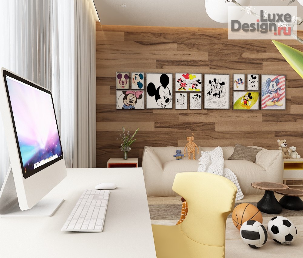 Дизайн интерьера детской "Проект детской комнаты" (фото 4)