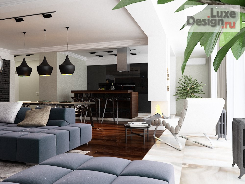 Дизайн интерьера апартаментов "Проект интерьера" (фото 5)