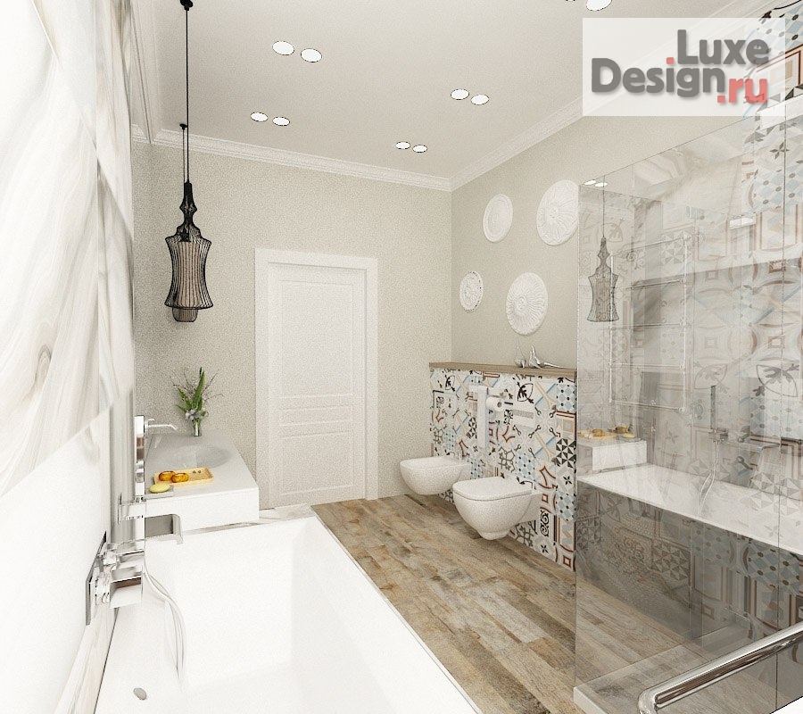 Дизайн интерьера коттеджа "Проект "Средиземноморский лофт"" (фото 9)