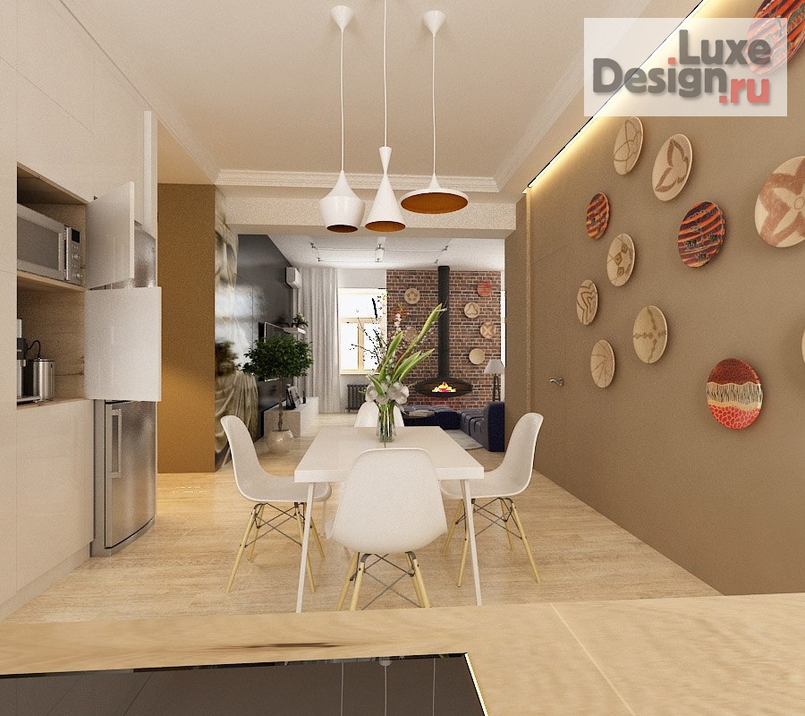 Дизайн интерьера коттеджа "Проект "Средиземноморский лофт"" (фото 12)