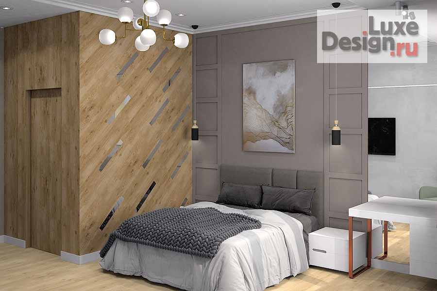 Дизайн интерьера трехкомнатной квартиры "Квартира 3-к, ул. Самарская, 104 м2" (фото 1)