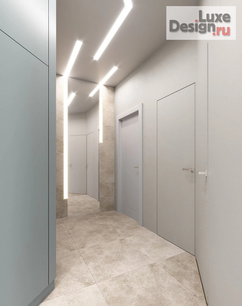 Дизайн интерьера двухкомнатной квартиры "Квартира 2‑к, 80 м2 ЖК Ладья" (фото 12)