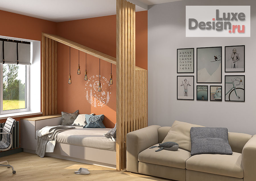 Дизайн интерьера трехкомнатной квартиры "Квартира 3-к, ул. Самарская, 104 м2" (фото 16)