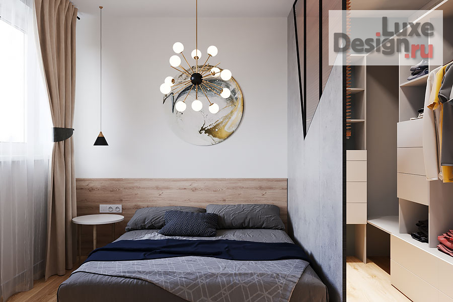 Дизайн интерьера двухкомнатной квартиры "Квартира 2-к, 72 м2, ЖК Фаворит" (фото 1)