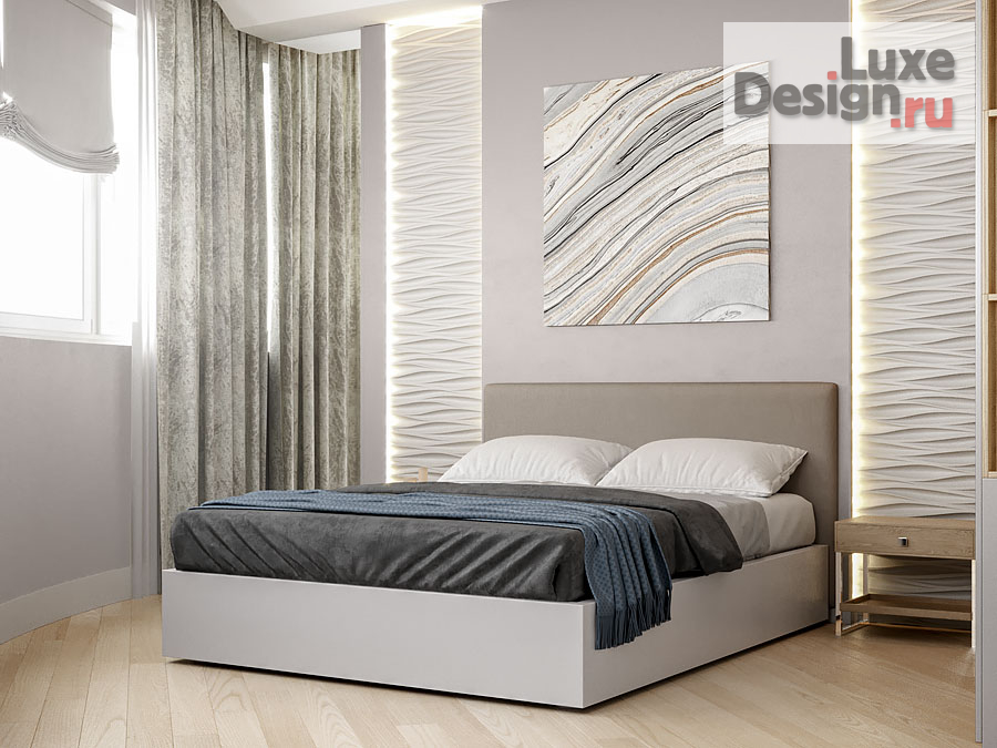 Дизайн интерьера двухкомнатной квартиры "Квартира 2‑к, 80 м2 ЖК Ладья" (фото 1)