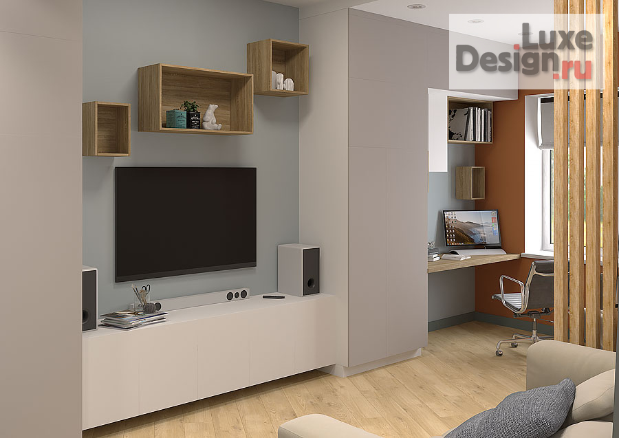 Дизайн интерьера трехкомнатной квартиры "Квартира 3-к, ул. Самарская, 104 м2" (фото 18)