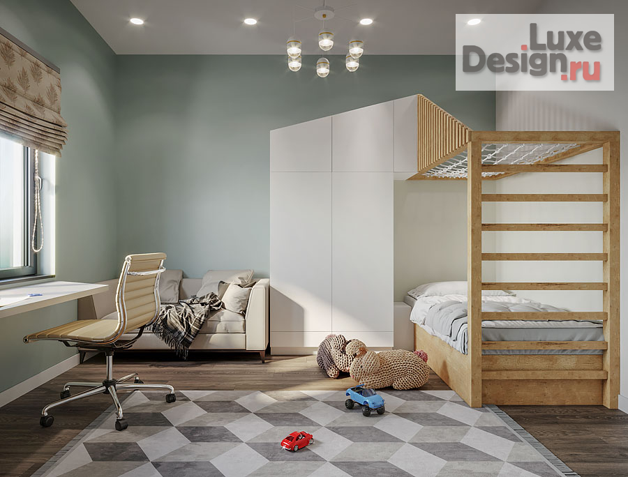 Дизайн интерьера коттеджа "Коттедж 1‑эт, 130 м2, Красноглинский район" (фото 20)