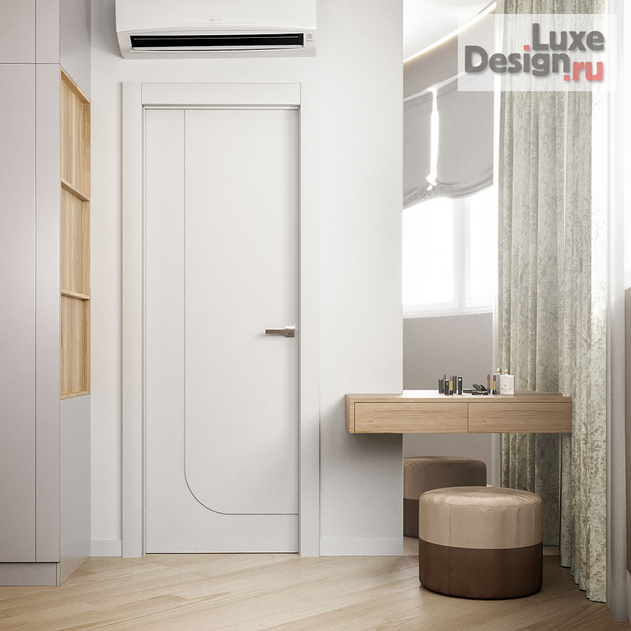 Дизайн интерьера двухкомнатной квартиры "Квартира 2‑к, 80 м2 ЖК Ладья" (фото 3)