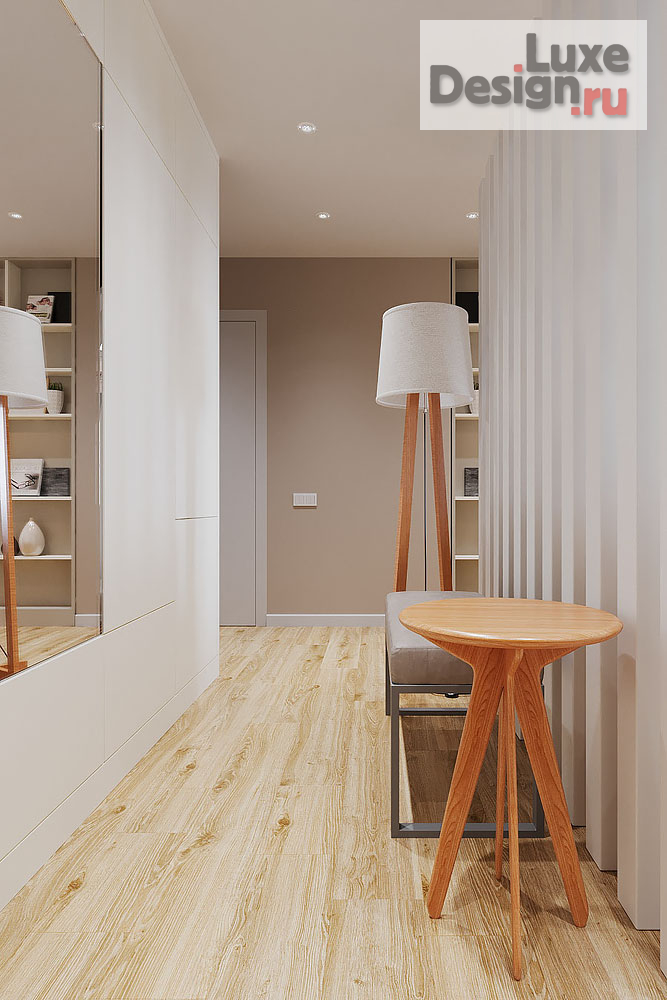 Дизайн интерьера двухкомнатной квартиры "Квартира 2-к, 72 м2, ЖК Фаворит" (фото 6)