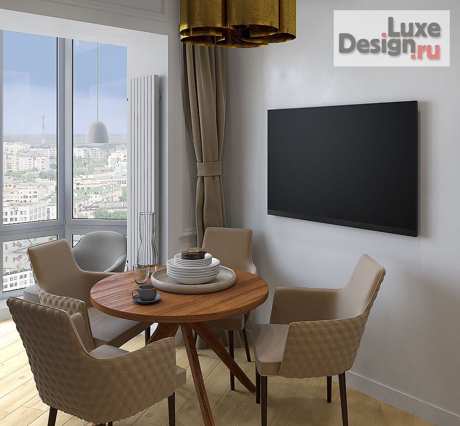 Дизайн интерьера трехкомнатной квартиры "Квартира 3-к, ул. Самарская, 104 м2" (фото 6)