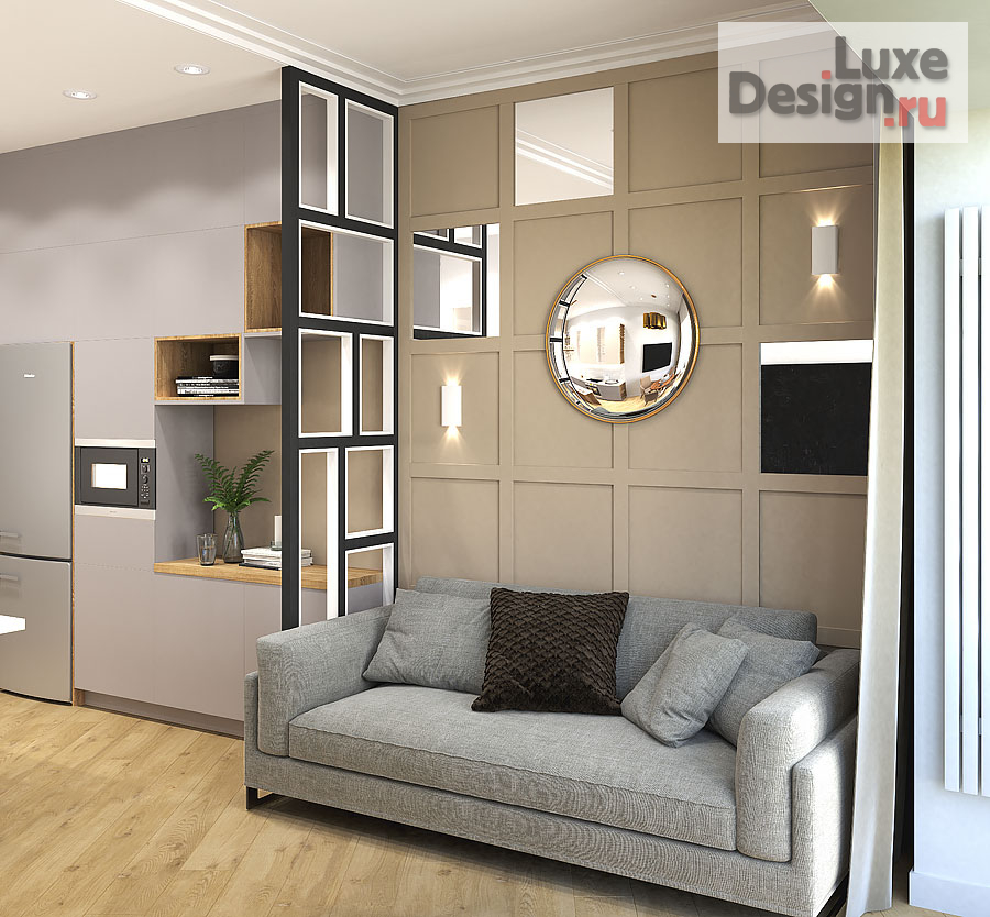 Дизайн интерьера трехкомнатной квартиры "Квартира 3-к, ул. Самарская, 104 м2" (фото 7)