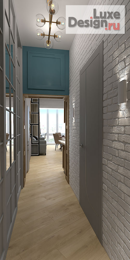 Дизайн интерьера трехкомнатной квартиры "Квартира 3-к, ул. Самарская, 104 м2" (фото 8)