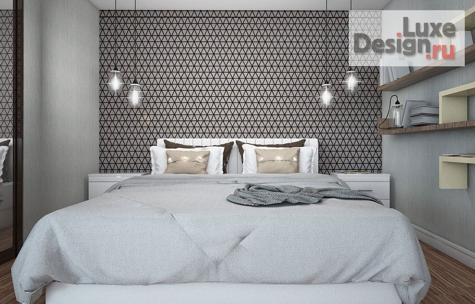 Дизайн интерьера однокомнатной квартиры "Дизайн проект однокомнатной квартиры в эко-стиле" (фото 5)