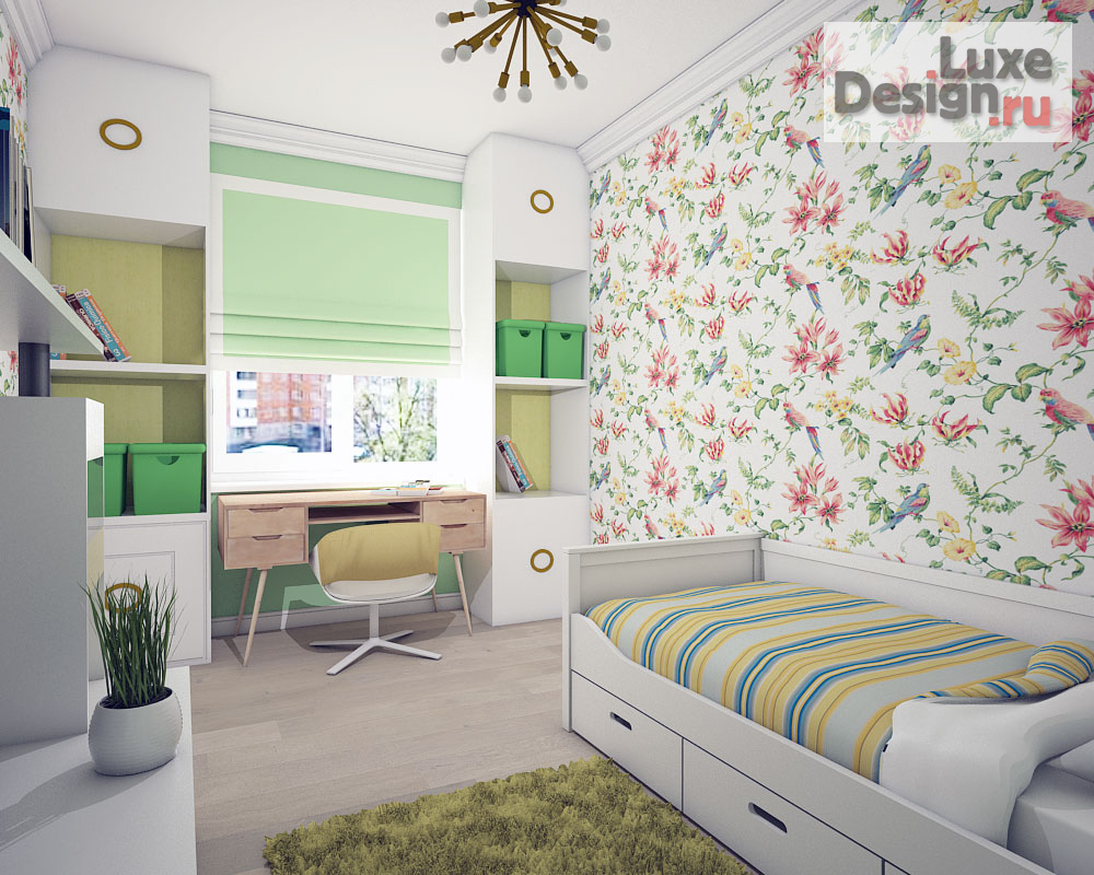 Дизайн интерьера двухкомнатной квартиры "Дизайн проект двухкомнатной квартиры для путешественников" (фото 4)