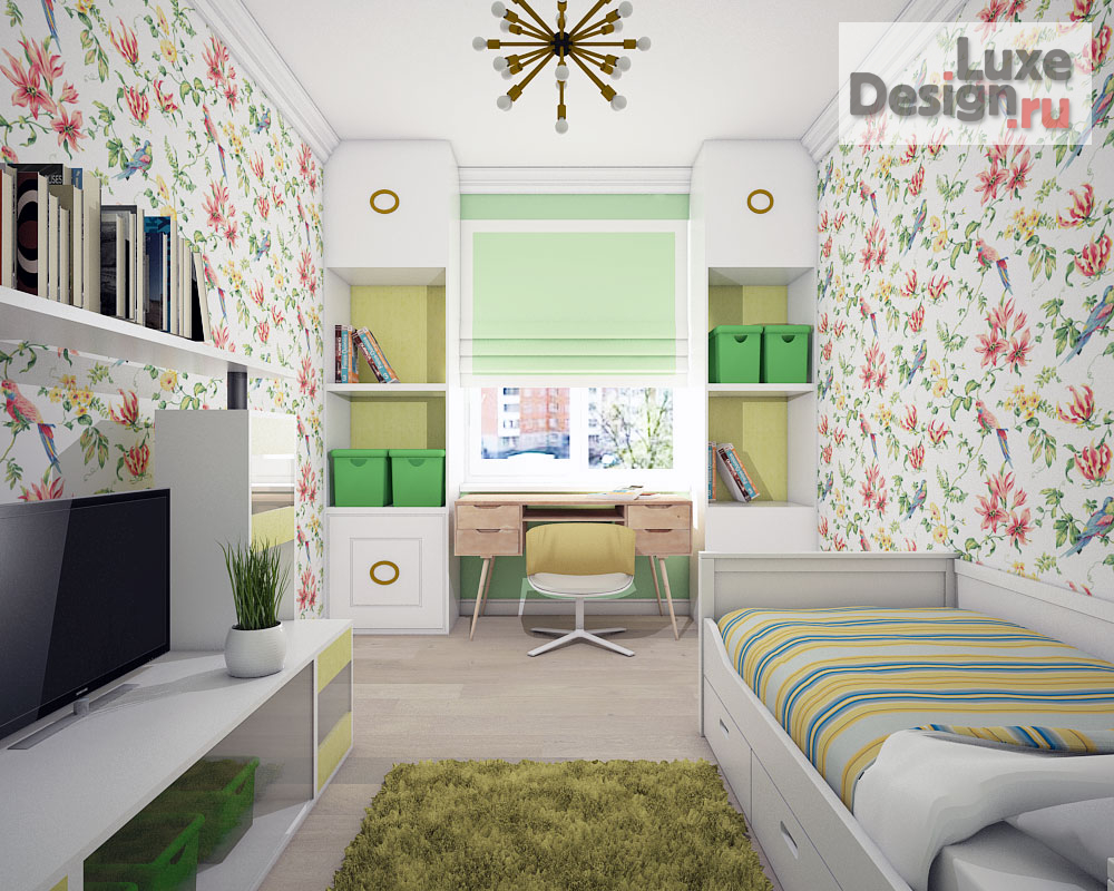 Дизайн интерьера двухкомнатной квартиры "Дизайн проект двухкомнатной квартиры для путешественников" (фото 5)
