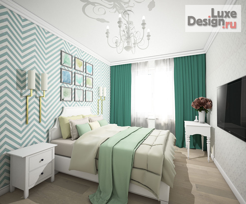 Дизайн интерьера двухкомнатной квартиры "Дизайн проект двухкомнатной квартиры для путешественников" (фото 3)