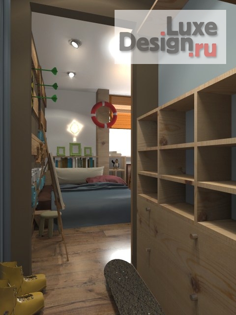 Дизайн интерьера квартиры "Квартира в стиле контемпорари в ЖК Гагаринский" (фото 4)