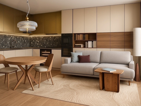 Дизайн интерьера в Самаре "Квартира 99кв.м. "