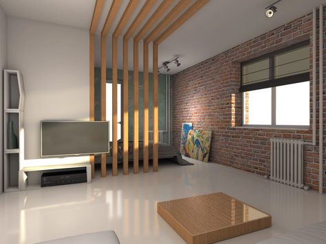 Дизайн интерьера трехкомнатной квартиры в Самаре "Проект Loft"