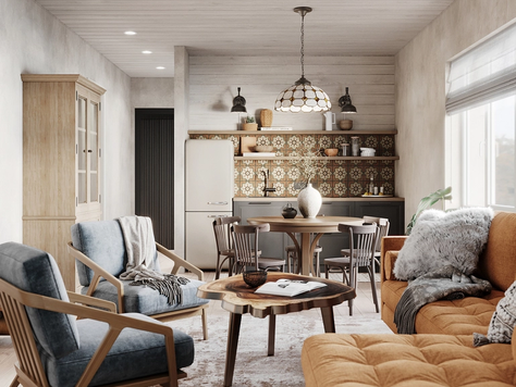 Дизайн интерьера в Самаре "Баня в деревне"