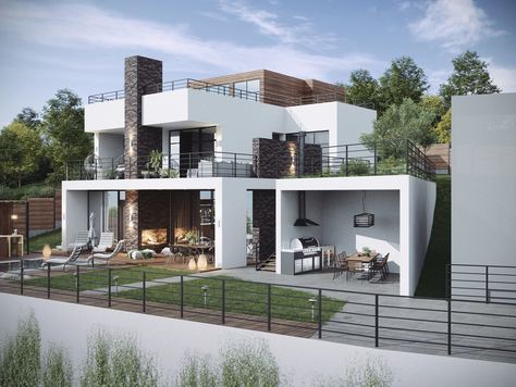 Дизайн интерьера в Самаре "Дом на Волге"